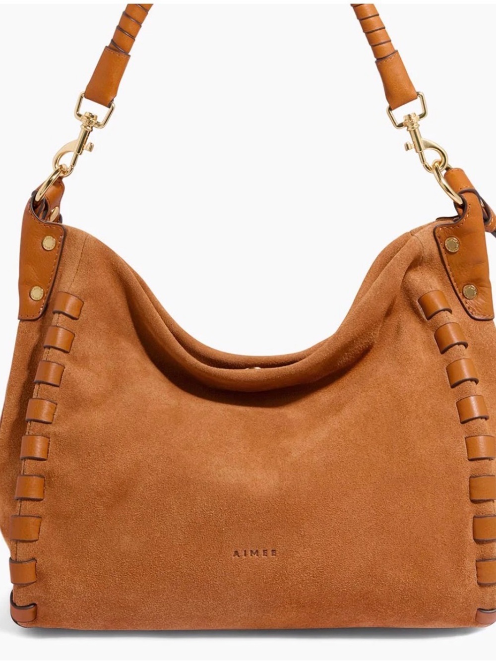 Aimee Kestenberg Zen Hobo in Rustic Caramel Suede